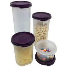 Load image into Gallery viewer, Tupperware Modular Mates Dewberry Round Set-Food Storage-Tupperware 4 Sale