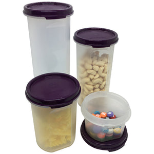 Tupperware Modular Mates Dewberry Round Set-Food Storage-Tupperware 4 Sale