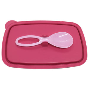 Tupperware Shelf Saver With Spoon - Pink-Food Storage-Tupperware 4 Sale