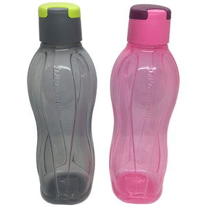 Tupperware Eco Drinking Bottles 750ml Flip Top with Fruit Infuser & Pouch-Drinking Bottles-Tupperware 4 Sale