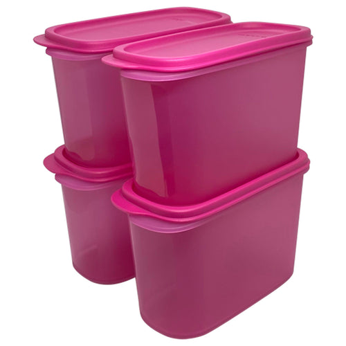 Tupperware Smart Saver Oval II - Pink-Food Storage-Tupperware 4 Sale