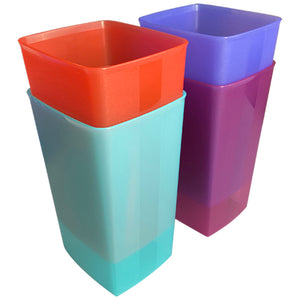 Tupperware Chiller Large Square Round Mix Color-Chiller Storage-Tupperware 4 Sale