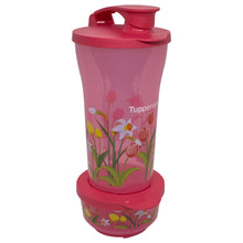 Load image into Gallery viewer, Tupperware Quench &amp; Snack Set (Pink)-Drinking Bottles-Tupperware 4 Sale