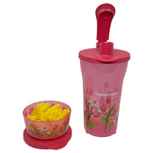 Load image into Gallery viewer, Tupperware Quench &amp; Snack Set (Pink)-Drinking Bottles-Tupperware 4 Sale