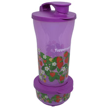 Load image into Gallery viewer, Tupperware Quench &amp; Snack Set (Purple)-Drinking Bottles-Tupperware 4 Sale