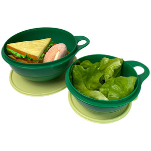 Tupperware That's A Bowl Medium Set - Green-Bowls-Tupperware 4 Sale