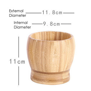 Wooden Mashing Jar Bowl / Mortar & Pestle-Kitchen Accessories-Tupperware 4 Sale