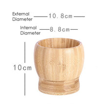 Load image into Gallery viewer, Wooden Mashing Jar Bowl / Mortar &amp; Pestle-Kitchen Accessories-Tupperware 4 Sale