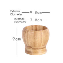 Load image into Gallery viewer, Wooden Mashing Jar Bowl / Mortar &amp; Pestle-Kitchen Accessories-Tupperware 4 Sale