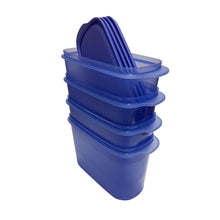 Load image into Gallery viewer, Tupperware Smart Saver Oval II - Blue-Food Storage-Tupperware 4 Sale