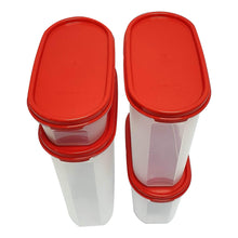 Load image into Gallery viewer, Tupperware Modular Mates Red Oval Set-Food Storage-Tupperware 4 Sale