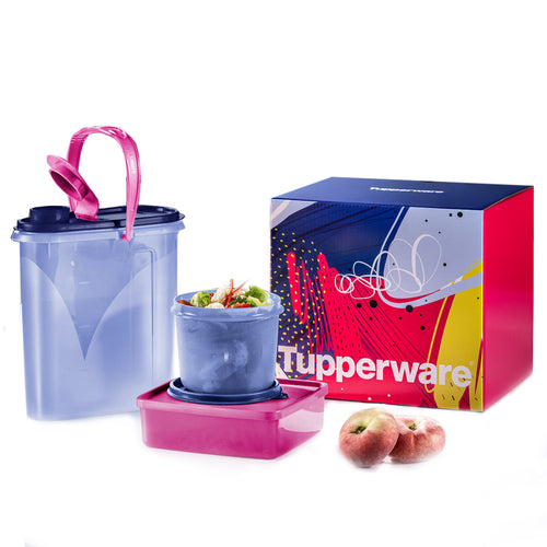 Tupperware Slim & Savvy Snack Set-Lunch Box-Tupperware 4 Sale