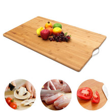 Load image into Gallery viewer, Extra Large Carbonized Kitchen Bamboo Cutting Board With Hook-Kitchen Accessories-Tupperware 4 Sale
