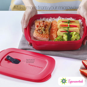 Tupperware Microwaveable Crystalwave Rect Lunch Box-Lunch Box-Tupperware 4 Sale