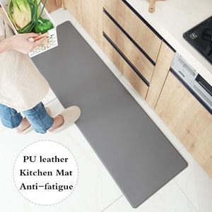 Non Slip Oil-proof PU Leather Simple Kitchen Floor Mats-Floor Mats-Tupperware 4 Sale