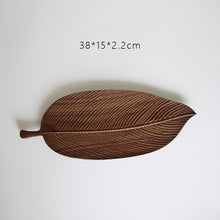 Load image into Gallery viewer, Handmade Fruit Leaf Solid Wooden Tray-Home Decor-Tupperware 4 Sale