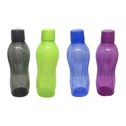 Tupperware Eco Drinking Bottles 1L Flip Top x 4 Units (New)-Drinking Bottles-Tupperware 4 Sale