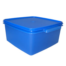 Load image into Gallery viewer, Tupperware Jumbo Goody Box with Carolier - Blue-Lunch Box-Tupperware 4 Sale