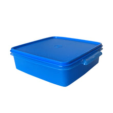 Load image into Gallery viewer, Tupperware Jumbo Goody Box with Carolier - Blue-Lunch Box-Tupperware 4 Sale