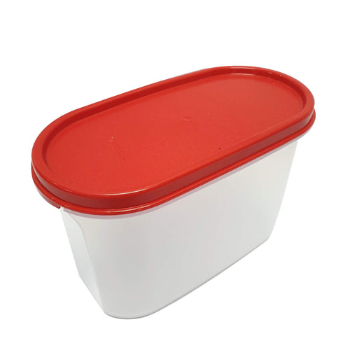 Tupperware Modular Mates Red Oval II - 1.1L-Food Storage-Tupperware 4 Sale