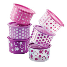 Load image into Gallery viewer, Tupperware Polka Pearls One Touch Toppers-Food Storage-Tupperware 4 Sale