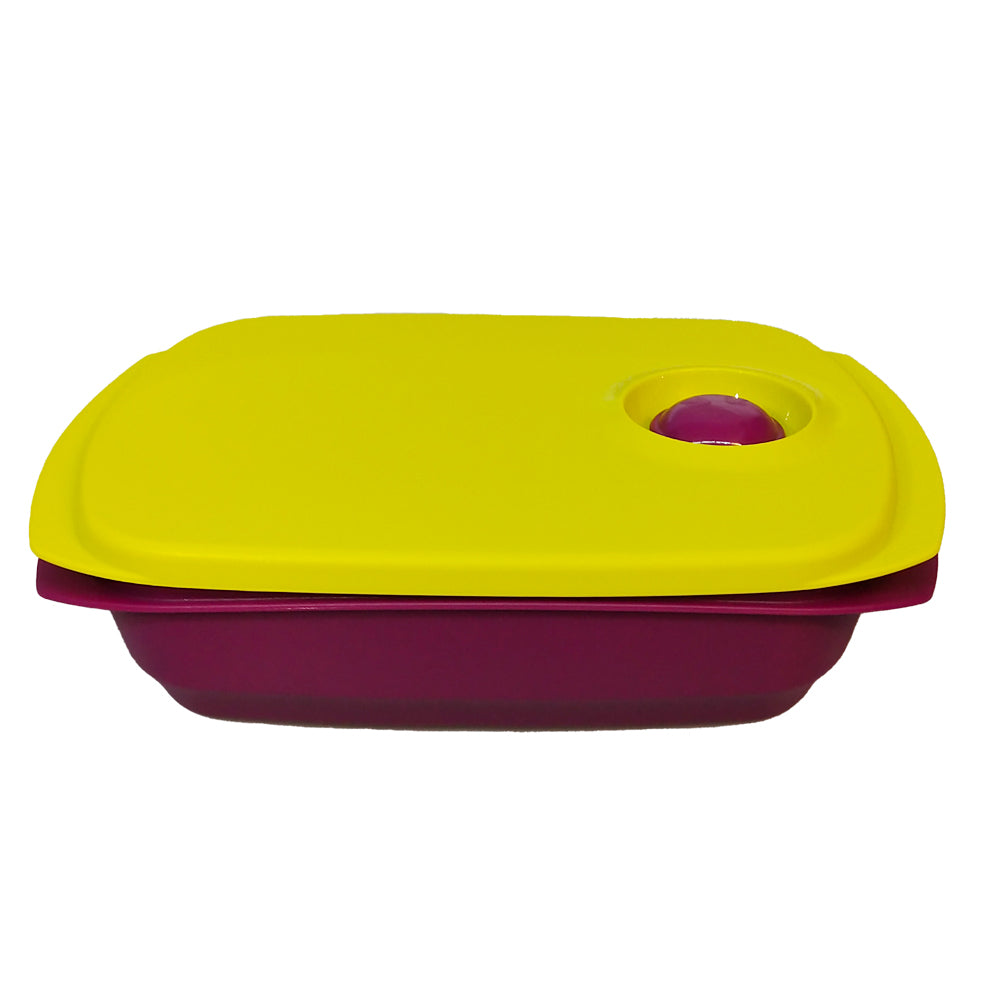 Tupperware Reheatable Divided Lunch Box Square | Lunchbox-Lunch Box-Tupperware 4 Sale