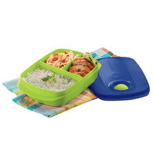 Load image into Gallery viewer, Tupperware Reheatable Divided Lunch Box Square | Lunchbox-Lunch Box-Tupperware 4 Sale