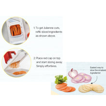 Load image into Gallery viewer, Tupperware Speedy Mando / Slicer - Red-Food Prepare-Tupperware 4 Sale