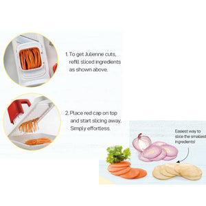 Tupperware Speedy Mando / Slicer - Red-Food Prepare-Tupperware 4 Sale